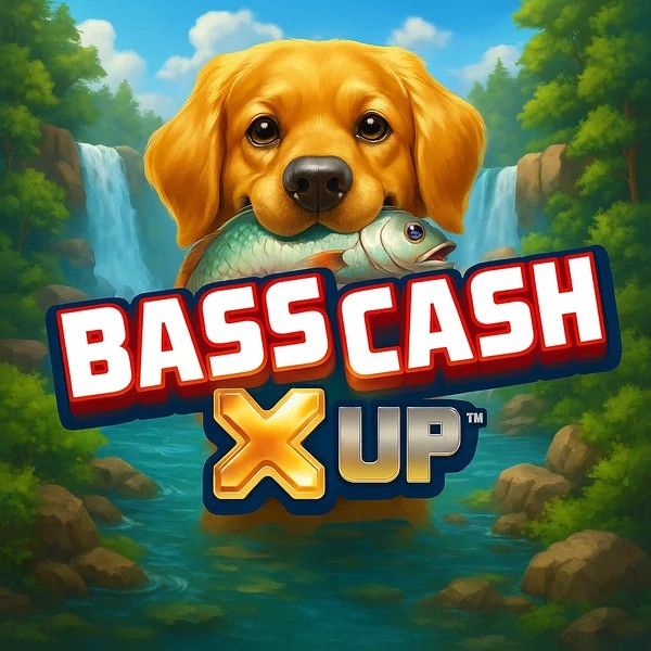 Bass Cash X UP online game logo by Alchemy Gaming on allyspinn.pl