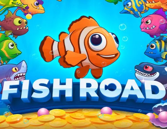 Fish Road logo by InOut at AllySpin CasinoFish Road