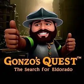Gonzo's Quest slot logo by NetEnt at AllySpin CasinoGonzo's Quest