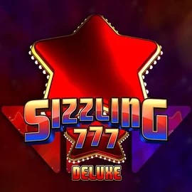 Sizzling 777 Deluxe slot logo by Wazdan at AllySpin Casino